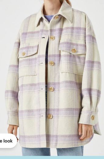 Overshirt pastel purple 