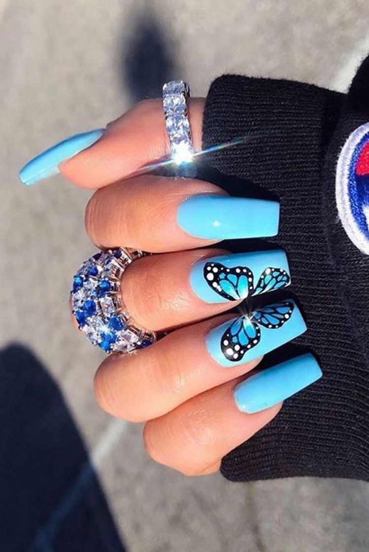 Fashion Blue nails