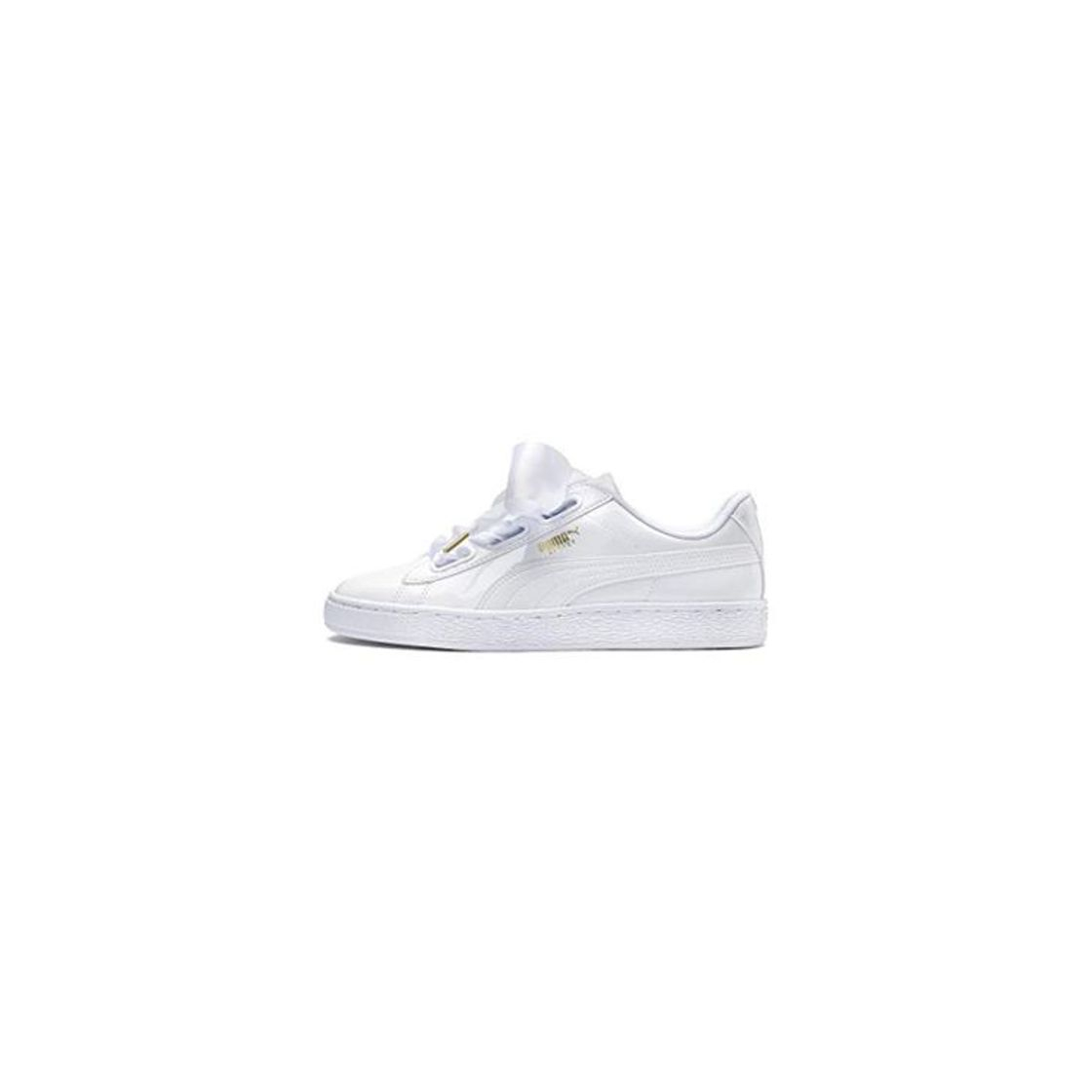 Fashion Puma Basket Heart Patent Wn's, Zapatillas para Mujer, Blanco