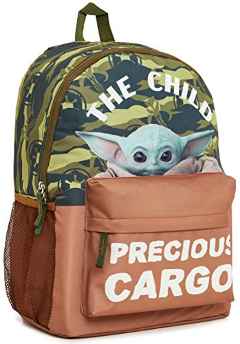 Fashion Star Wars Mochila Escolar con Baby Yoda