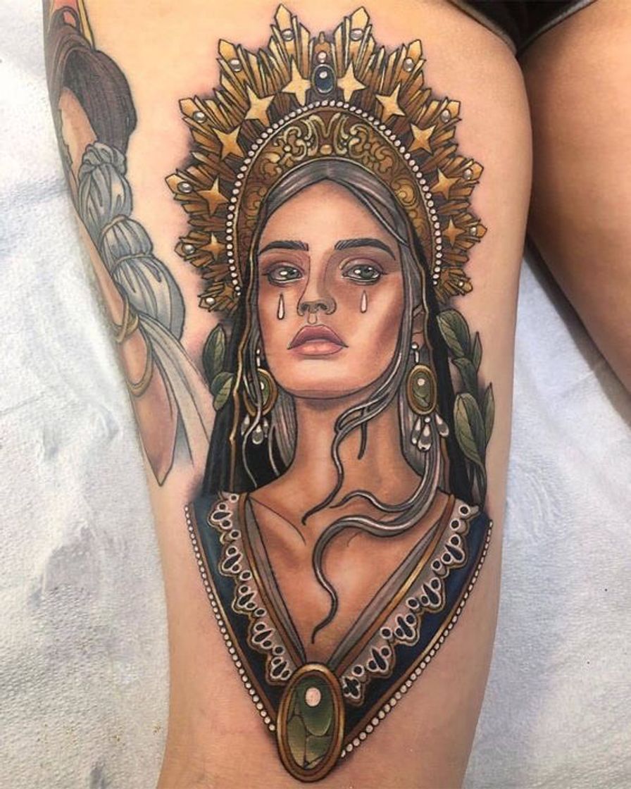 Fashion inspiração de tattoo estilo neotradicional