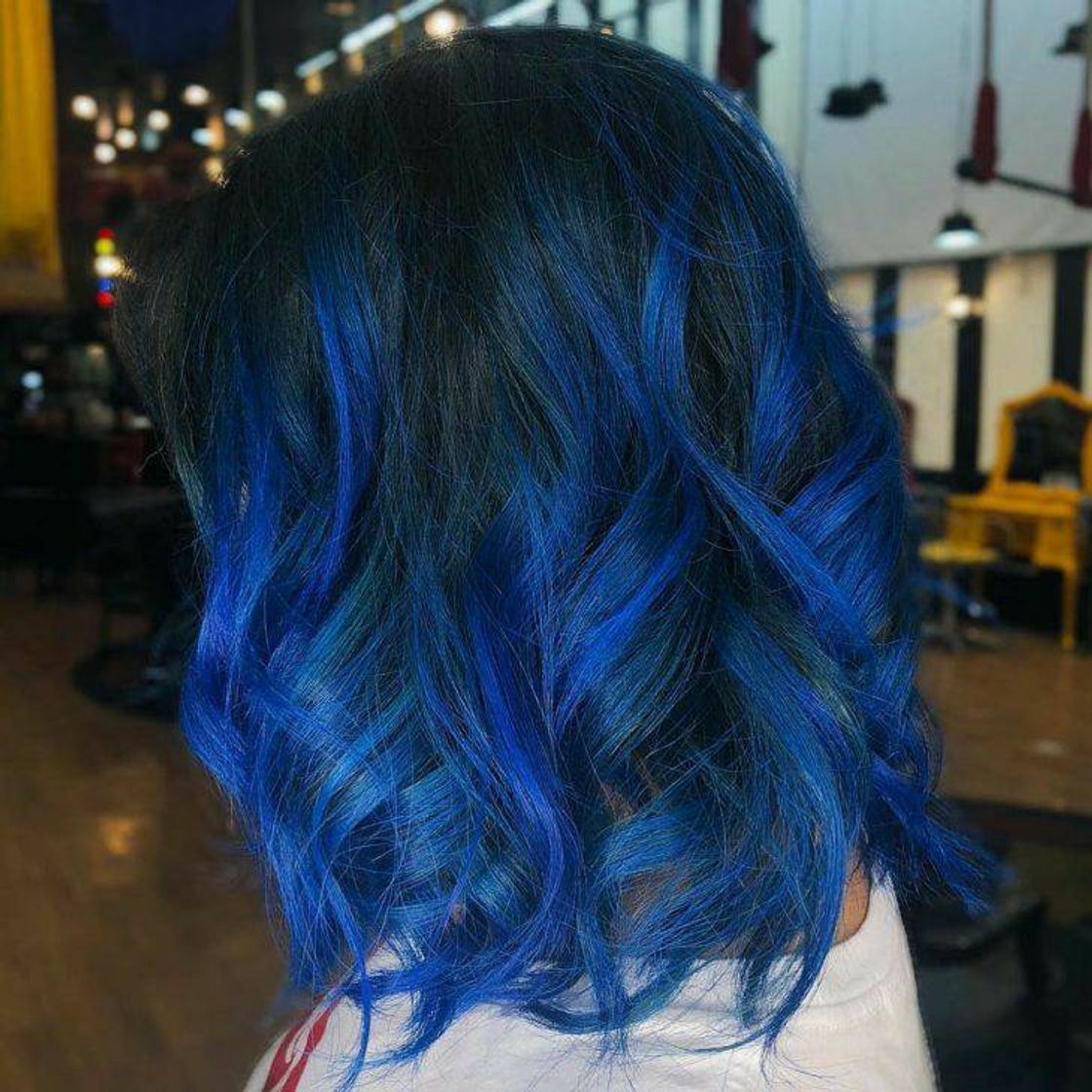 Fashion Blue hair