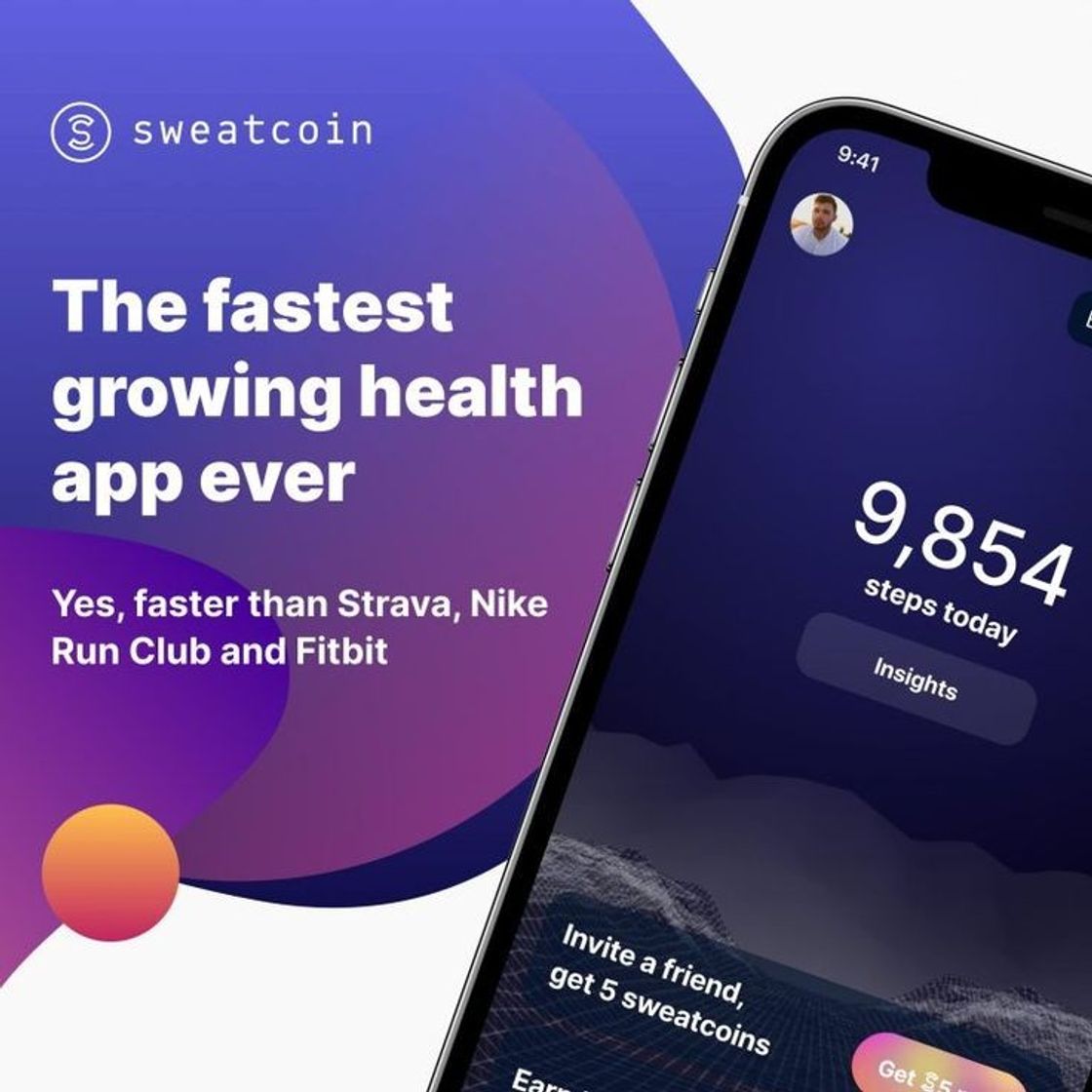 Apps Sweatcoin👣🏃caminhe e ganhe🤑