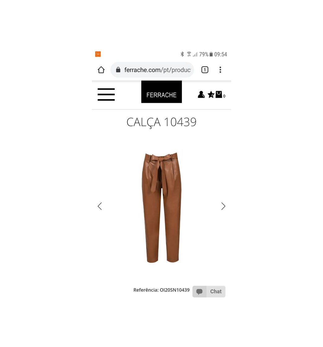 Moda Calça de napa