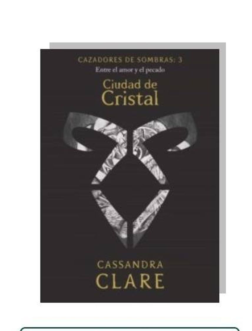 Book Ciudad de Cristal: Cazadores de sombras 3