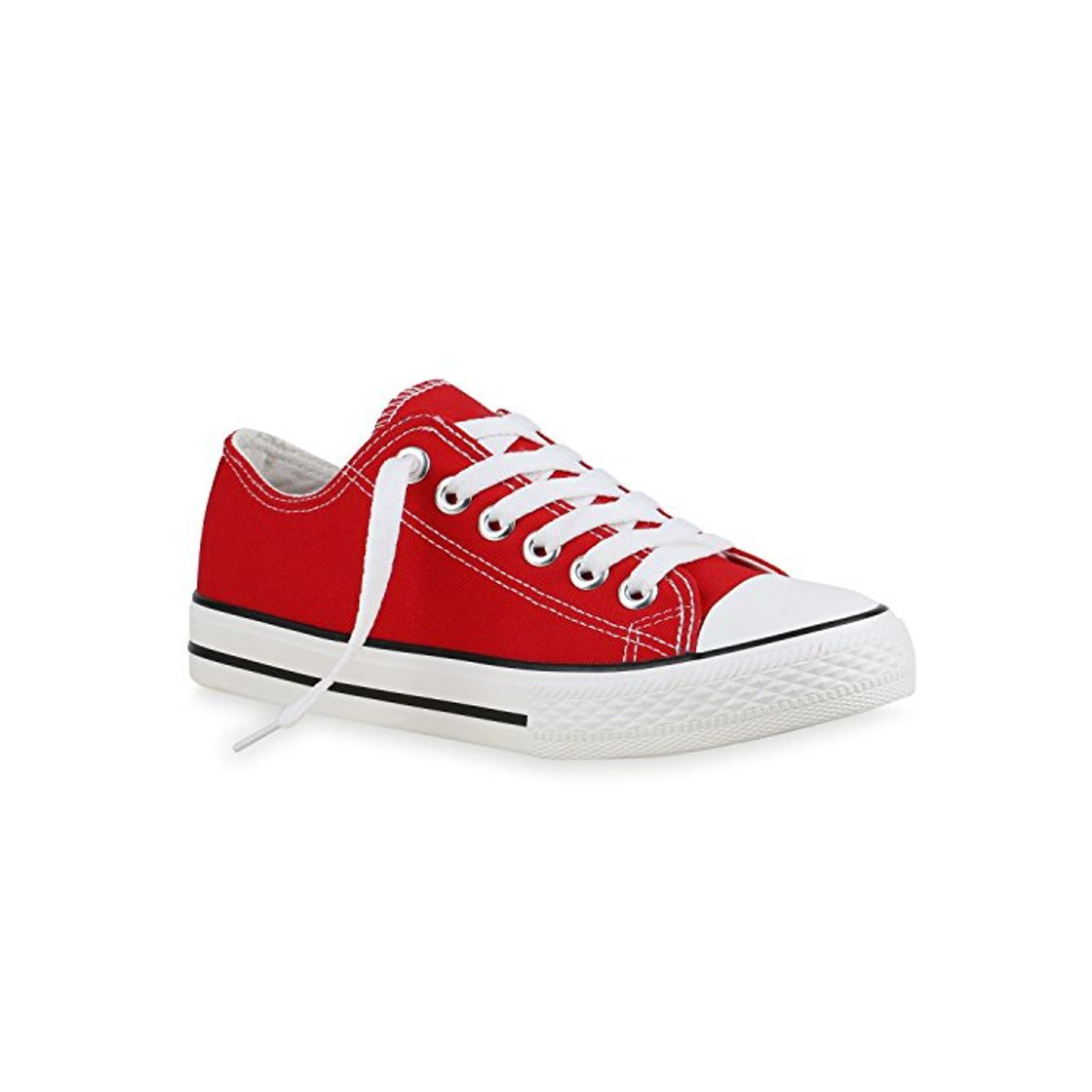 Product Stiefelparadies Mujer zapas caña Baja 134155 Rojo 38 Flandell