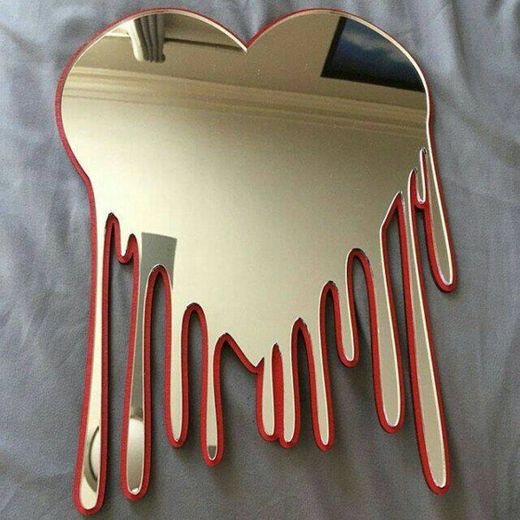 Lindo espelho de coração ♡♡