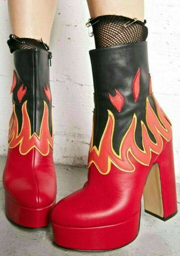 Flame of boot