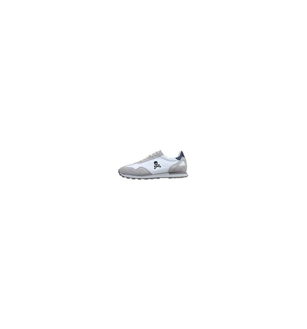 Moda SCALPERS PRAX, Sneakers, para Hombre, Color Blanco - Piel