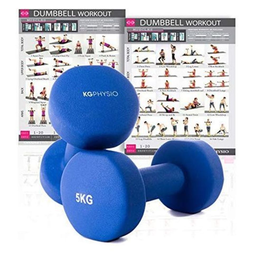 Producto KG Physio Mancuernas De Neopreno De Calidad Profesional Juego De 2 Pesas