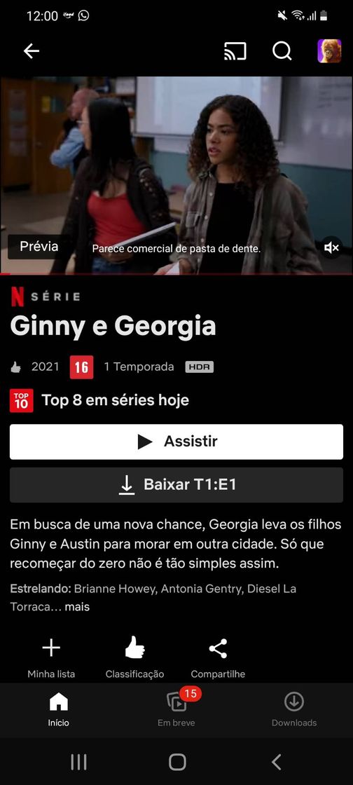 Serie Ginny y Georgia