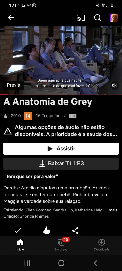 Serie Anatomía de Grey