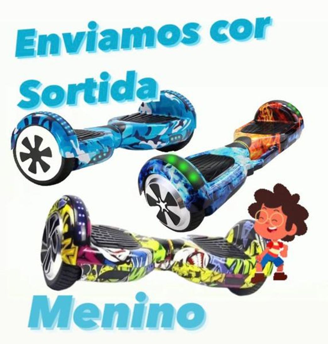 Products Hoverboard Skate Elétrico 6.5'' com LED e Bluetooth C