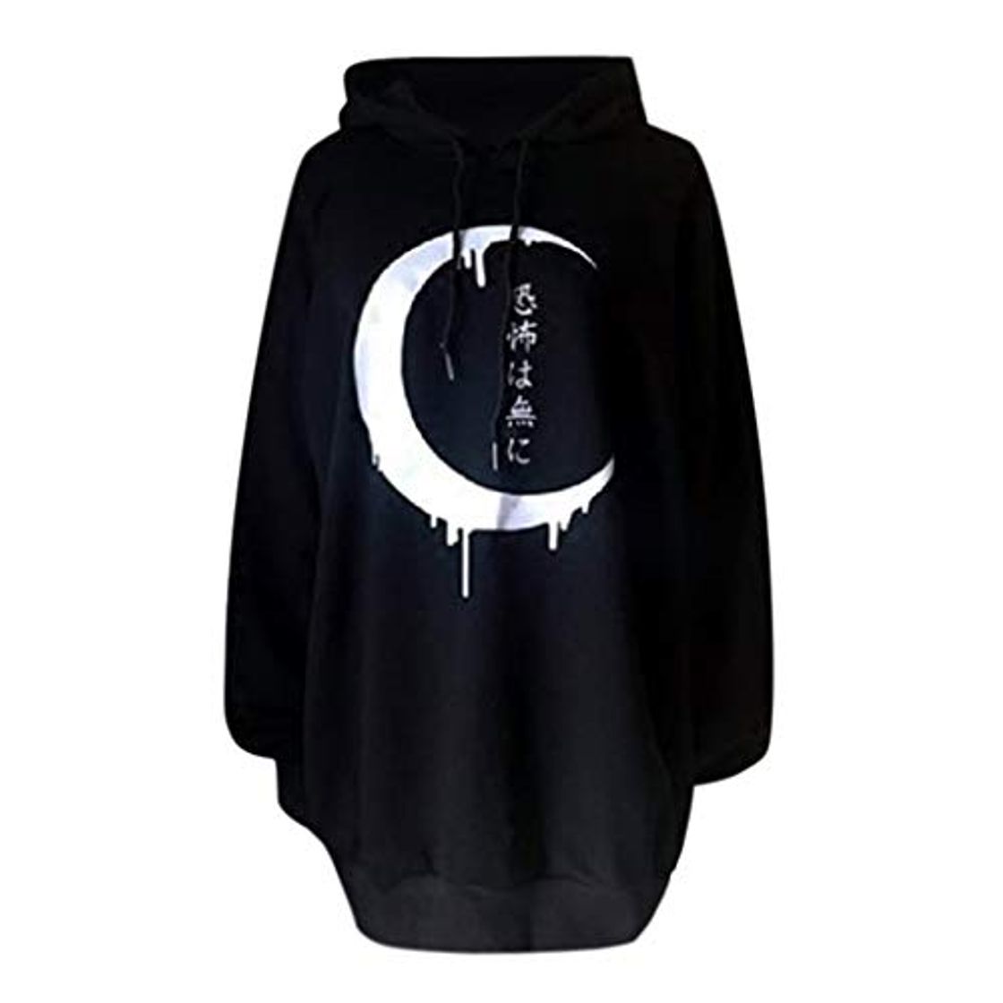 Moda Sudadera con Capucha Mujer Moda Punk Halloween Gótico Manga Larga Casual Impresión Invierno Suéter Largo Mujer Jersey Tumblr Mujer Otoño Primavera Camiseta Blusa Tops Abrigo Deportiva por vpass