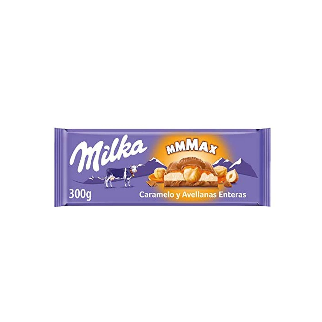 Producto Milka ChocoSwing Chocolate con caramelo y avellanas 300gr