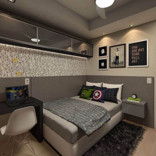 Quarto masculino simples ✨