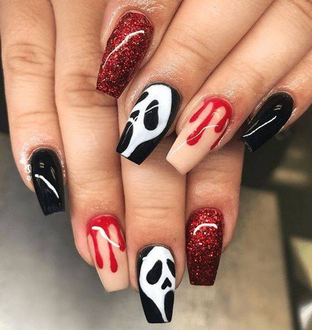 Moda Unhas de halloween ☠️