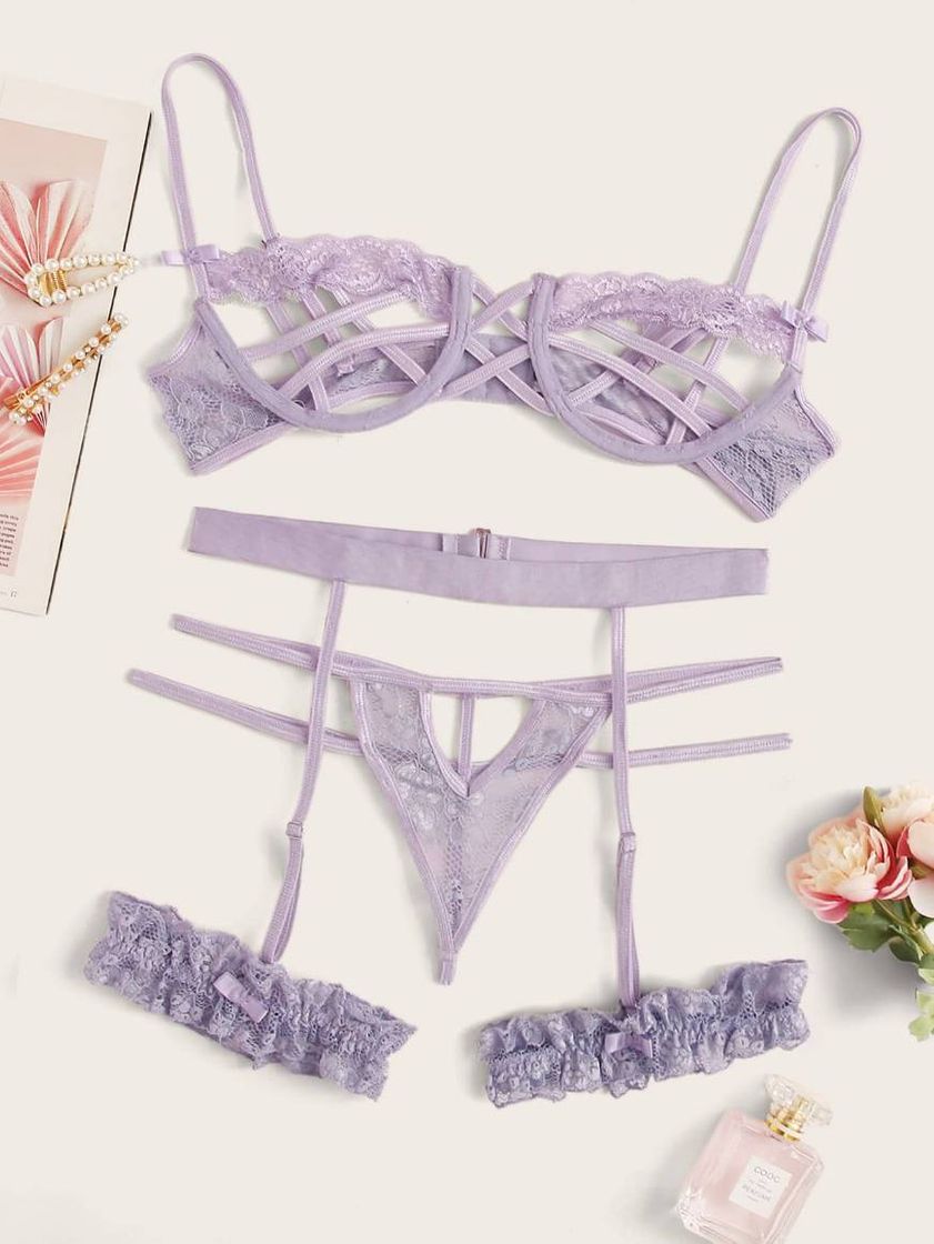 Moda Conjunto de lingerie