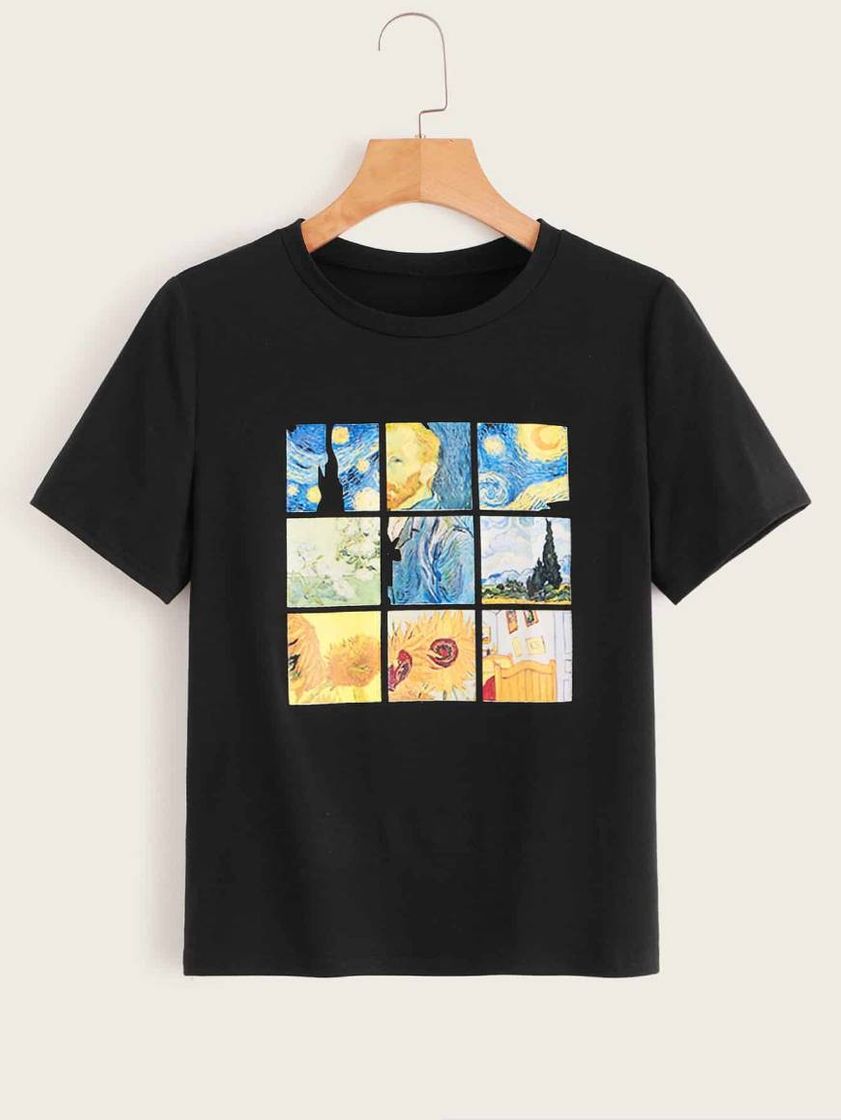 Moda Camiseta Van Gogh 