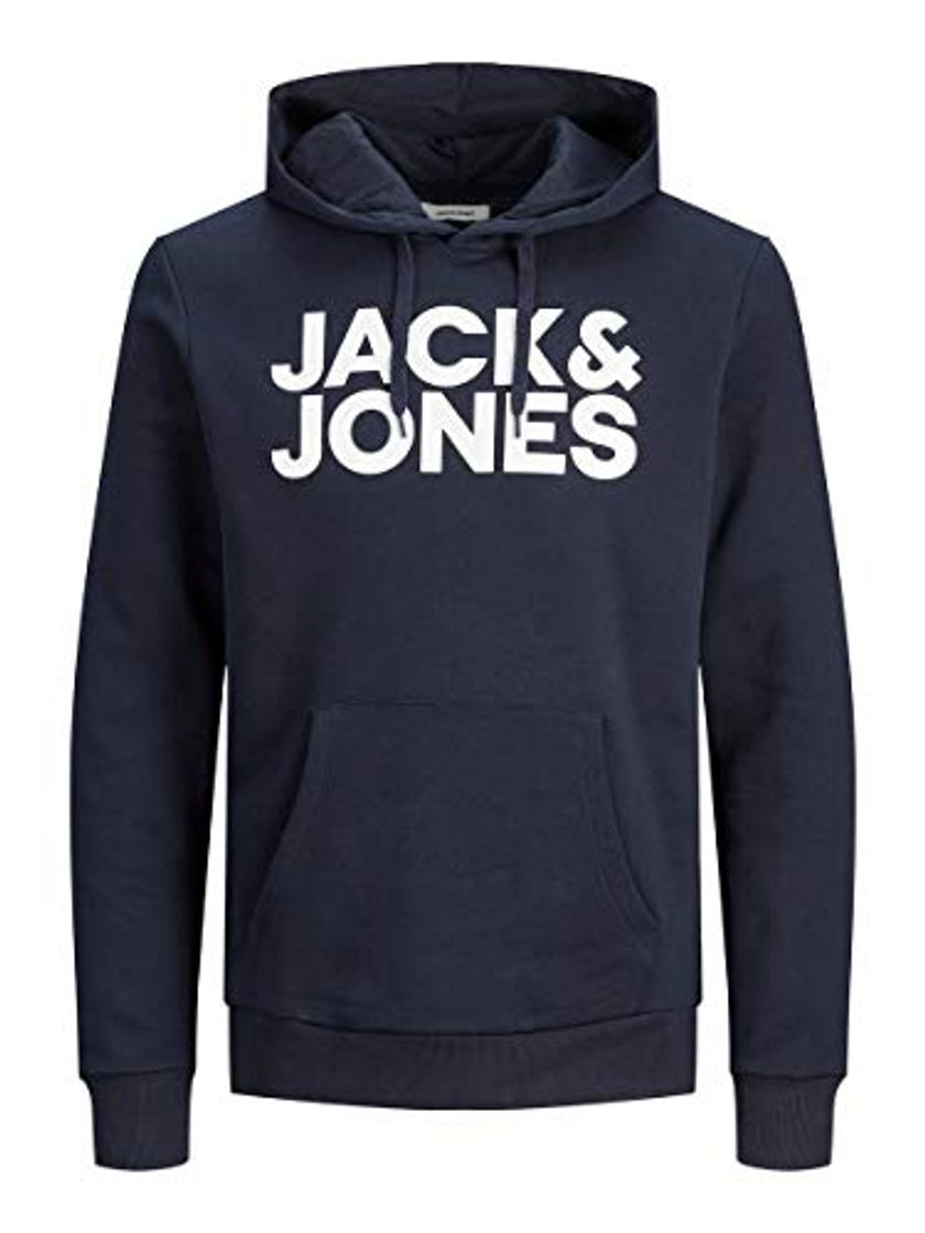 Social Jack & Jones Jjecorp Logo Sweat Hood Noos Capucha, Azul