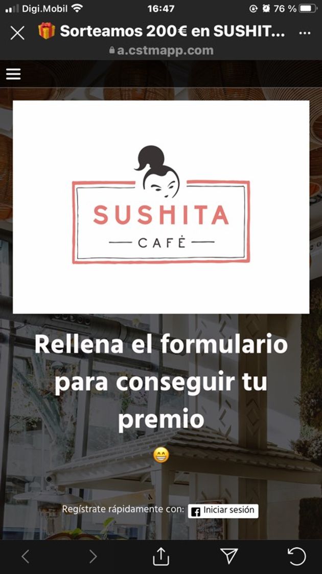 Restaurantes Sushita cafe