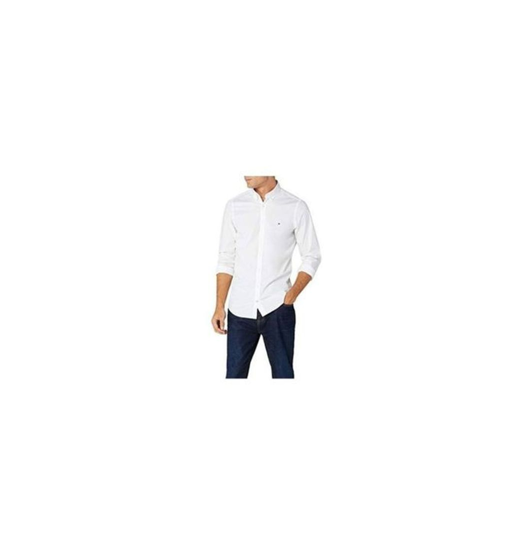 Producto Tommy Hilfiger Core Stretch Slim Poplin Shirt Camisa, Blanco