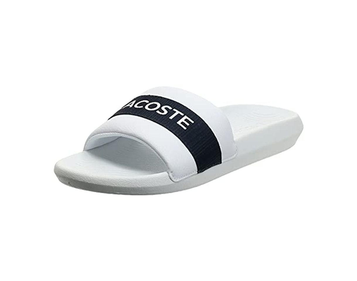 Moda Lacoste Croco Slide 0721 1 CFA, Zapatillas Mujer, Wht