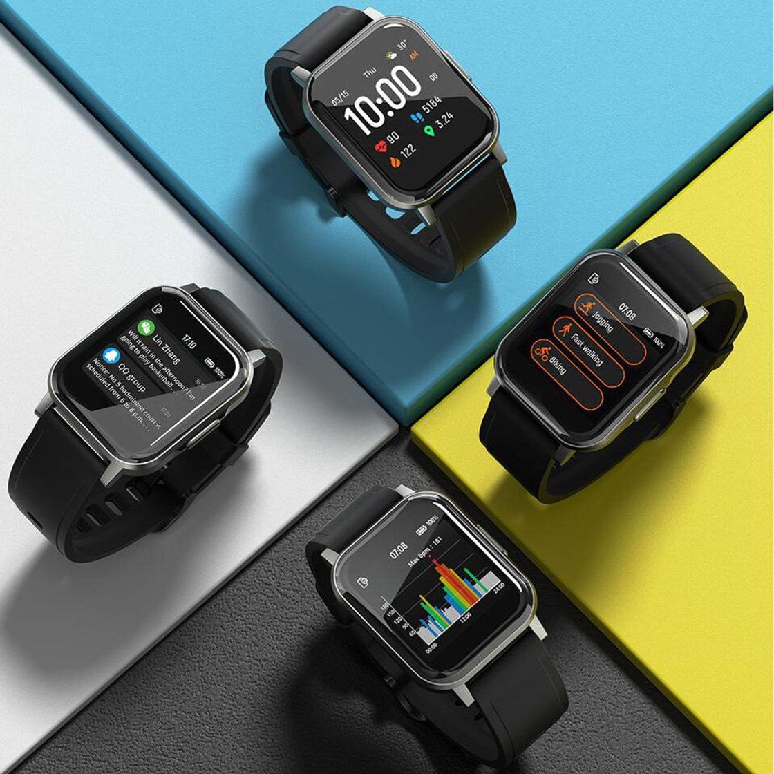 Fashion Relógio Smartwatch Hayloul