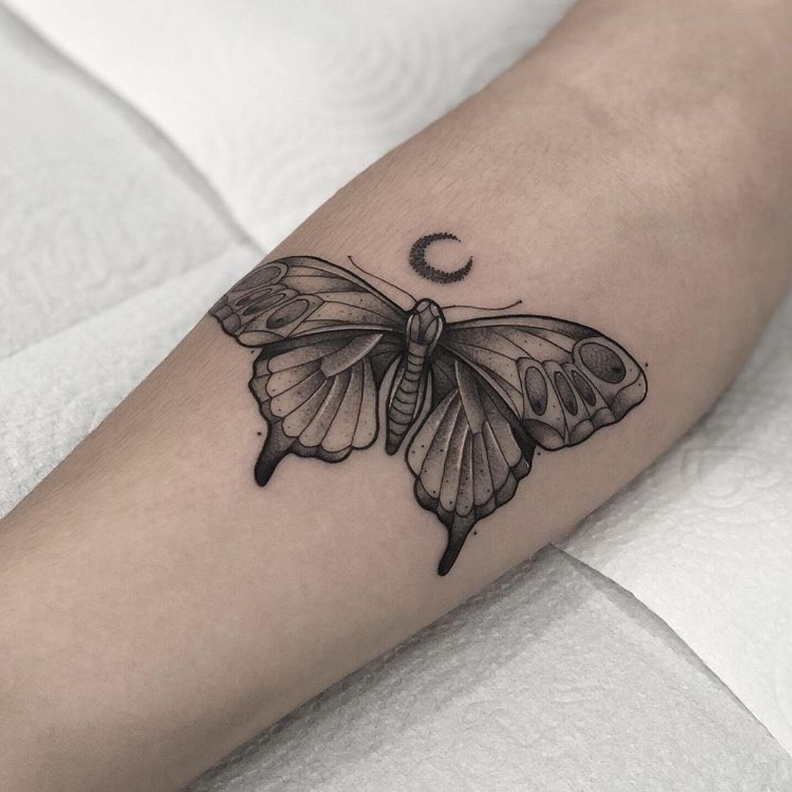 Fashion butterfly tattoo