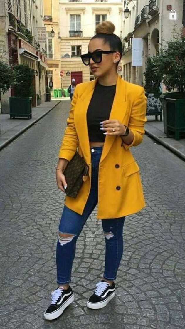 Fashion Blazer amarelo