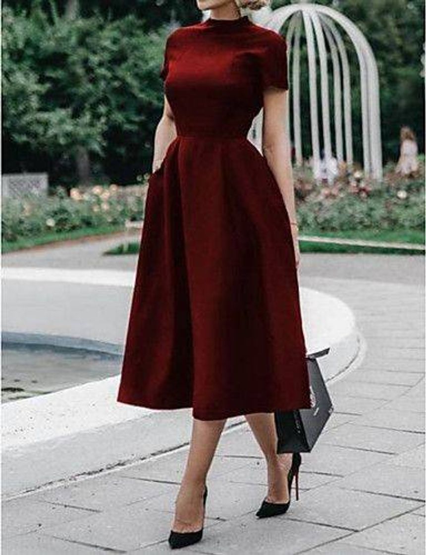 Moda Vestido vermelho 