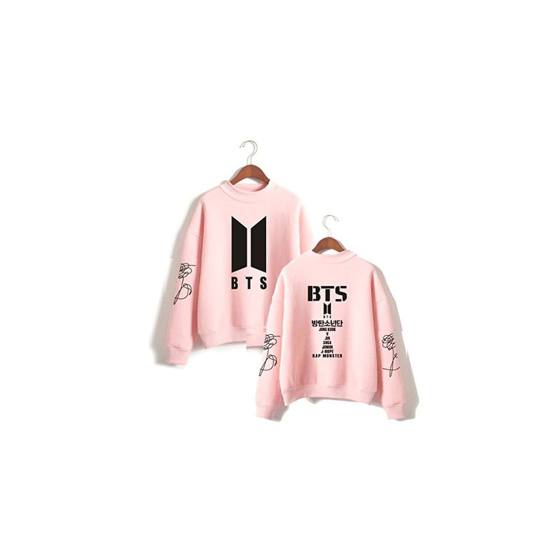 Moda SERAPHY Unisex Sudaderas BTS Sudadera de cuello alto para ARMY Suga Jin