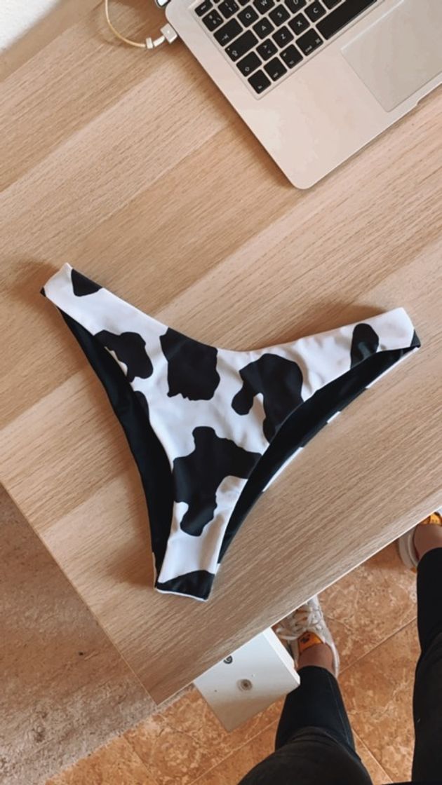 Product Bragas bikini con estampado de vaca