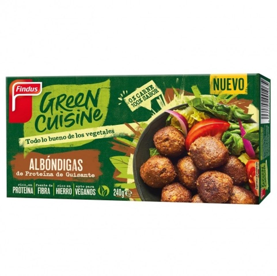 Social Albóndigas de proteínas de guisantes Green Cuisine Findus 240 g 