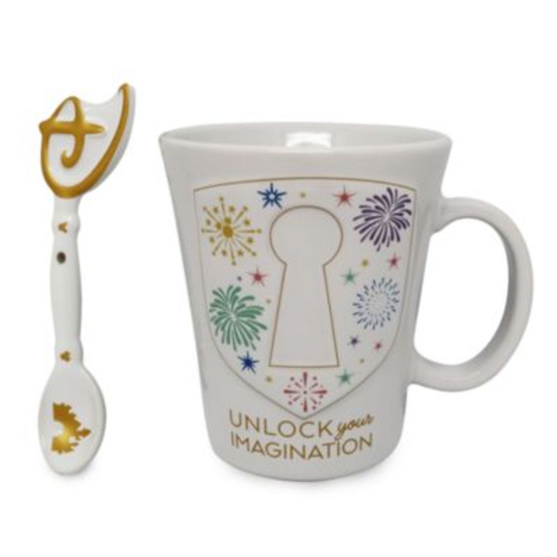 Social Taza y cuchara llave Imaginación de Disney Store 