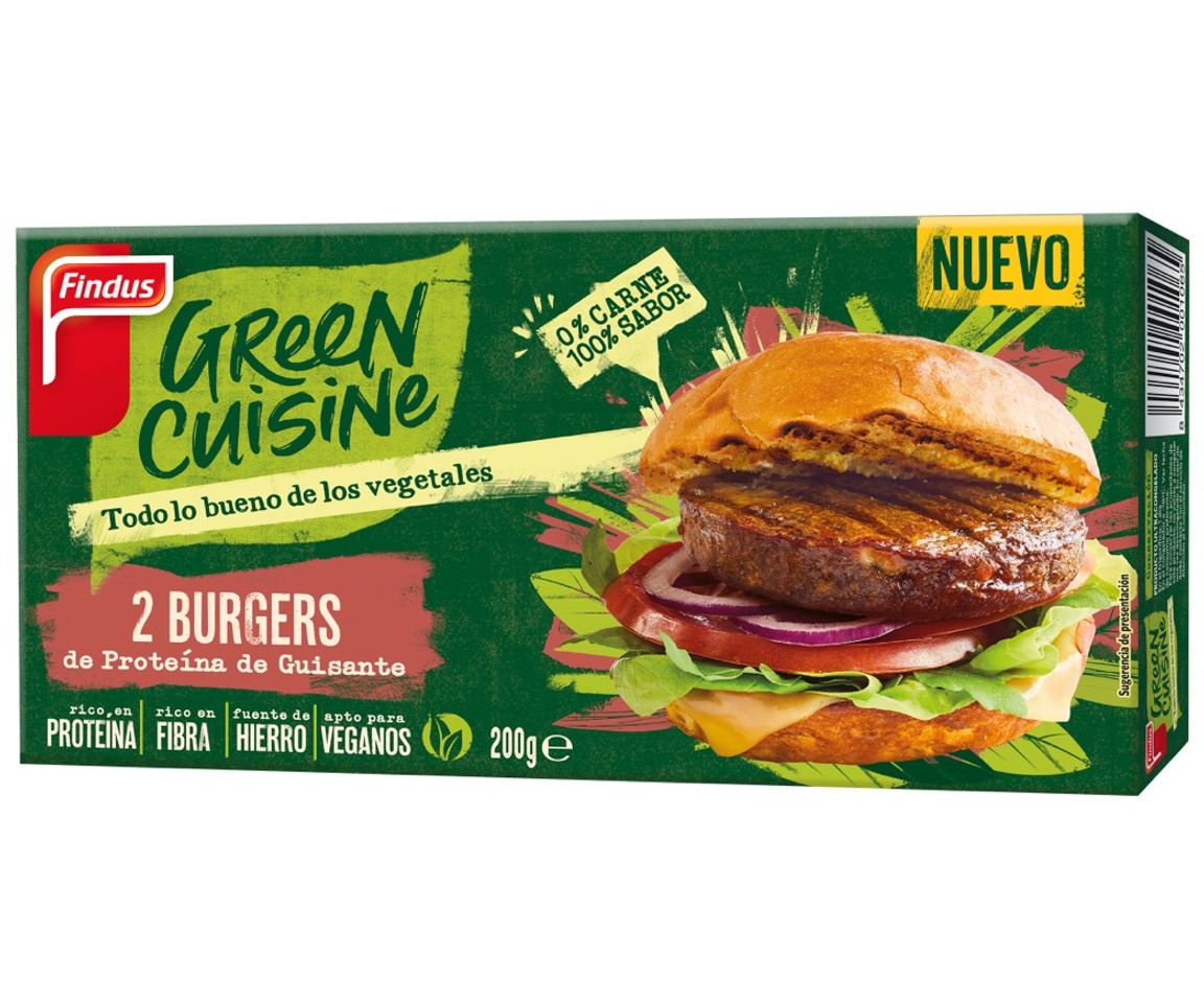 Social Burger veganas 2 x 100 g FINDUS GREEN CUISINE | Alcampo 