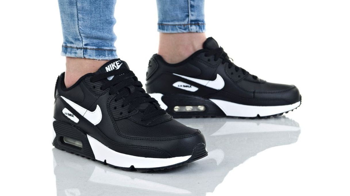 Social Nike Low Air Max 90 - Zapatillas de piel unisex para niños
