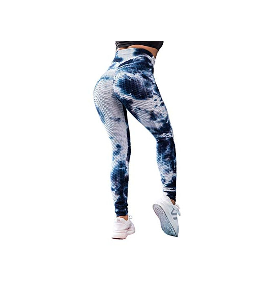 Moda UMIPUBO Mallas Pantalones Deportivos Leggings Mujer Alta Cintura Yoga Running Training Fitness con Gran Elásticos y Transpirables