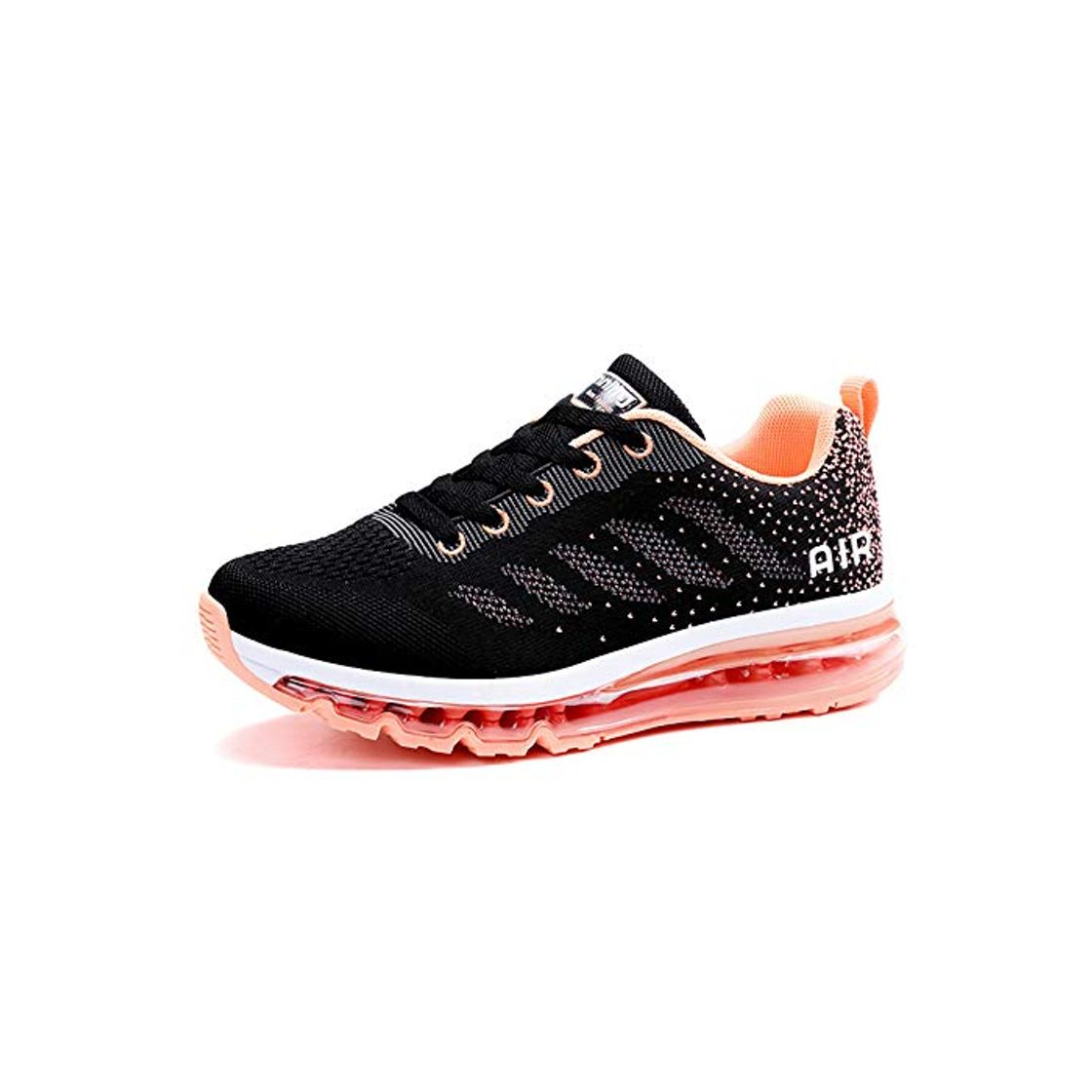 Social Smarten Zapatillas de Running Hombre Mujer Air Correr Deportes Calzado Verano Comodos Zapatillas Sport Black Pink 40 EU