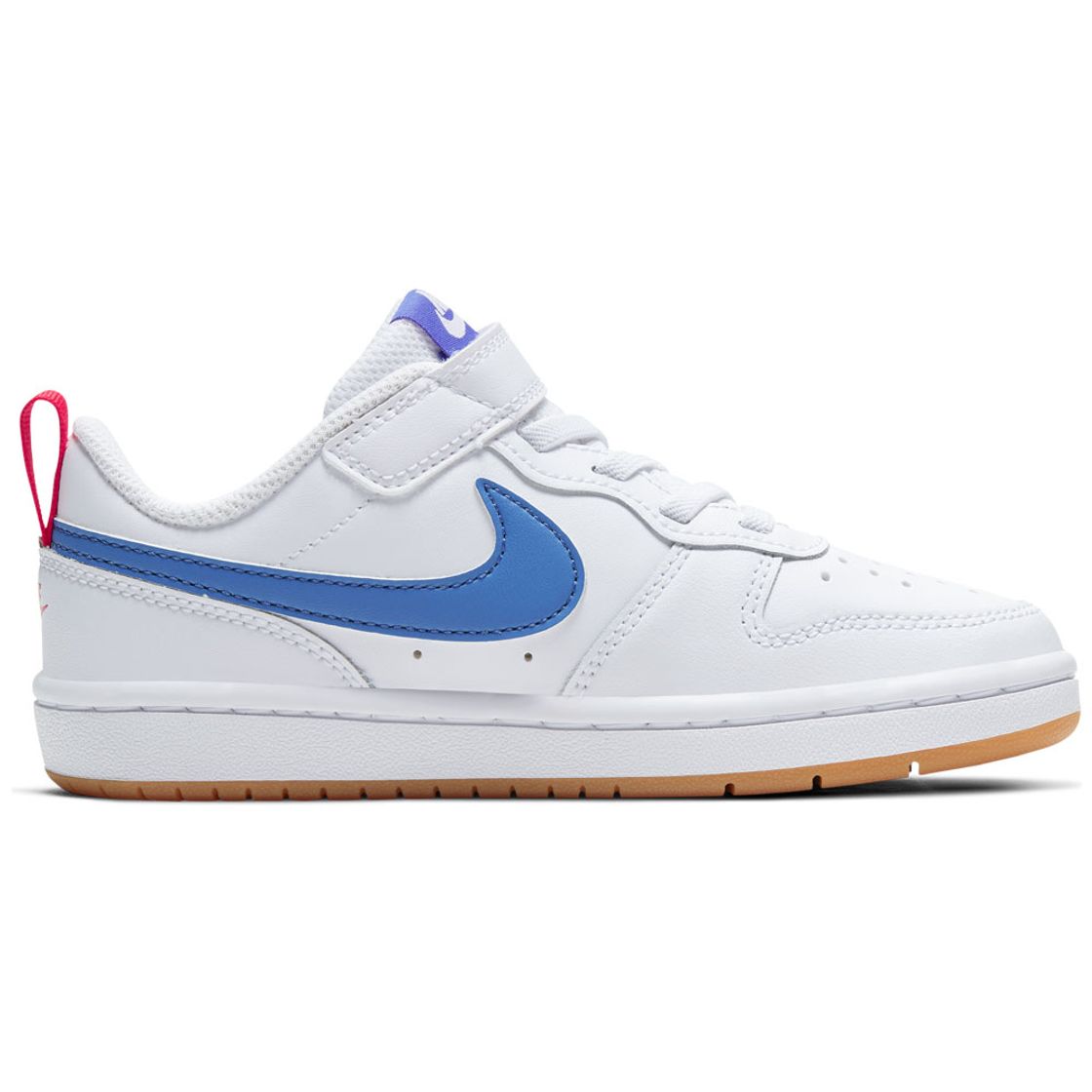 Social NIKE Court Borough Low 2, Sneaker Boys, White