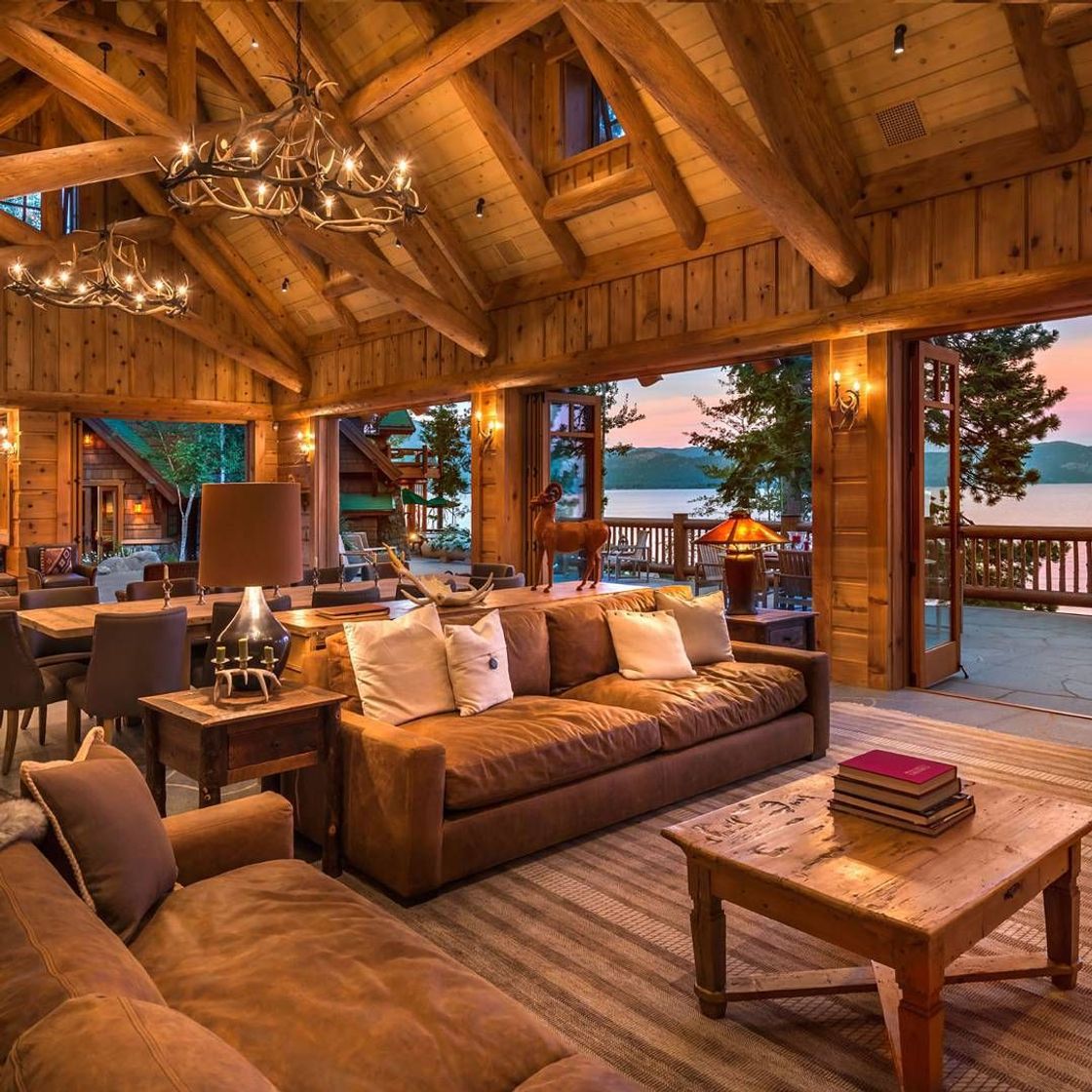 Fashion Rocky Point South is an incredibly designed hybrid log home 