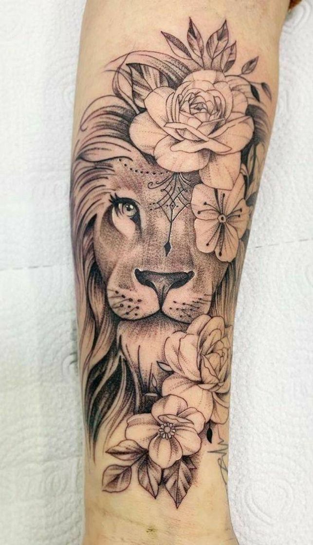 Fashion Tattoo Leão 🦁❤️