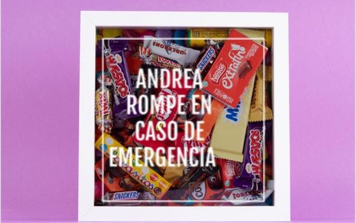 Kit personalizado Emergencia de Chocolate