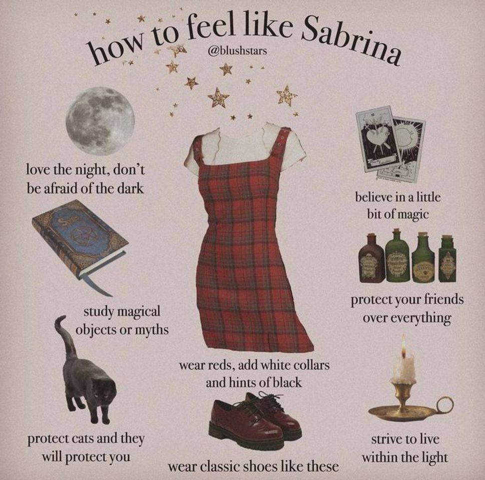 Moda how to feel like sabrina spellman