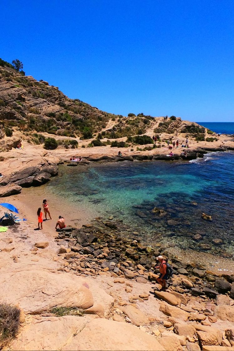 Calita cabo. Cala palmera