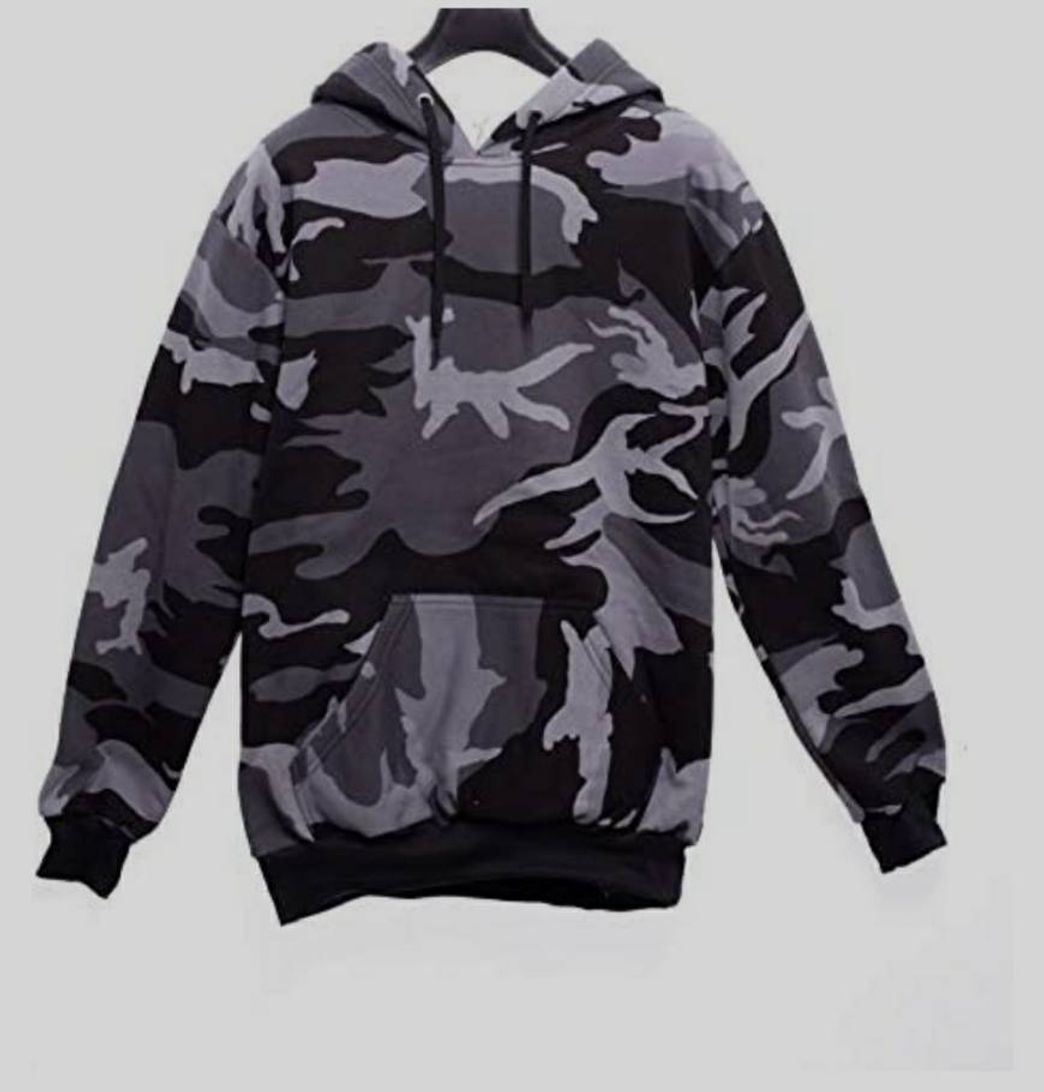 Social Moletom cinza de exército masculino