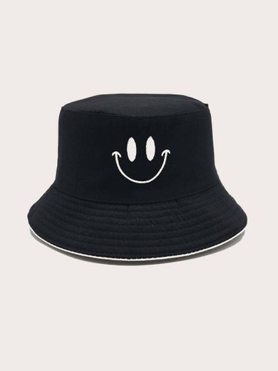 Chapéu bordado reversível da cubeta dos homens