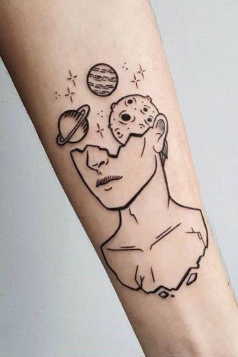 Tatuagem Face Universe