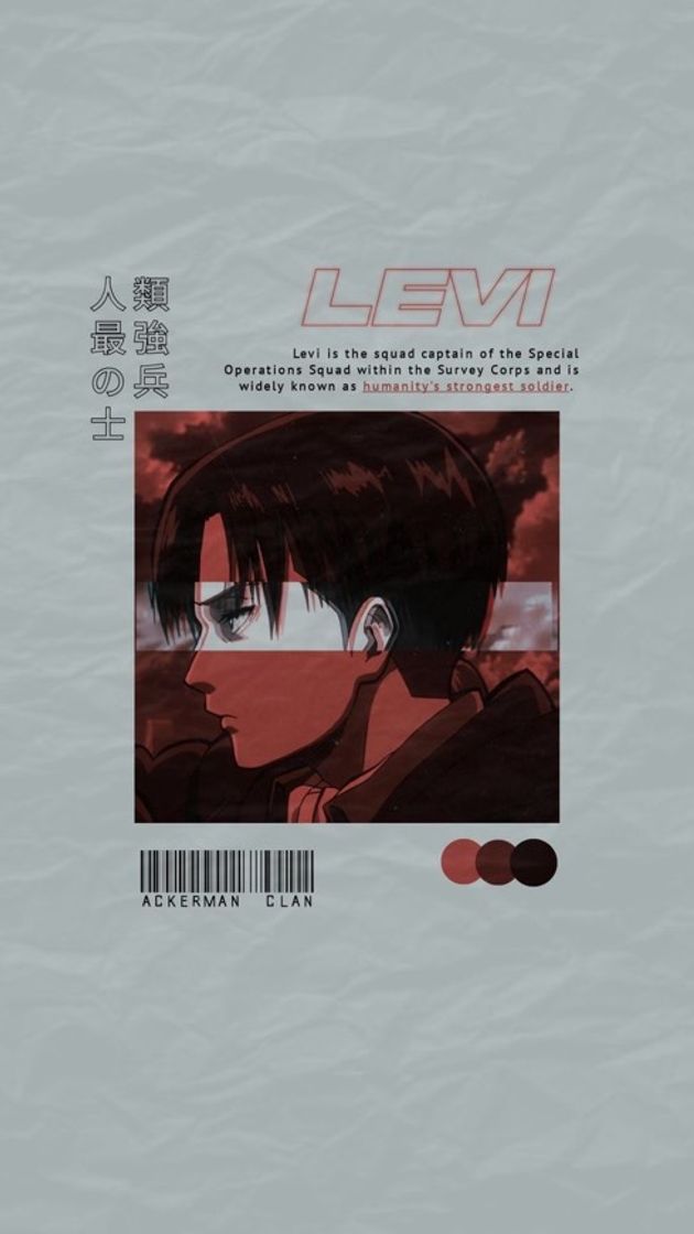 Wallpaper Levi ackerman