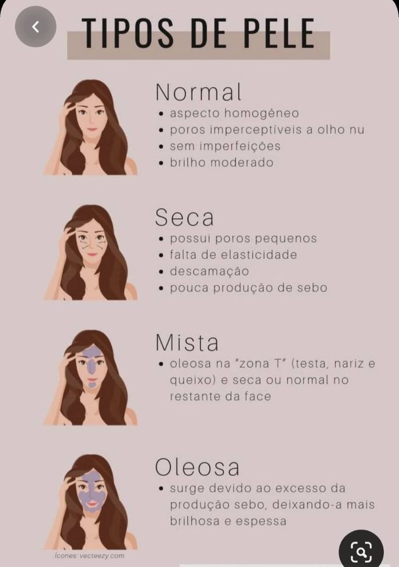 Fashion Saiba o seu tipo de pele💁🏽‍♀️